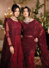 Aarzu By Maryam's Embroidered Net 3 Piece Unstitched Suit MY24A ARIELLA-A-8001
