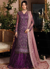 Aarzu By Maryam's Embroidered Net 3 Piece Unstitched Suit MY24A ELAYHA-A-8002