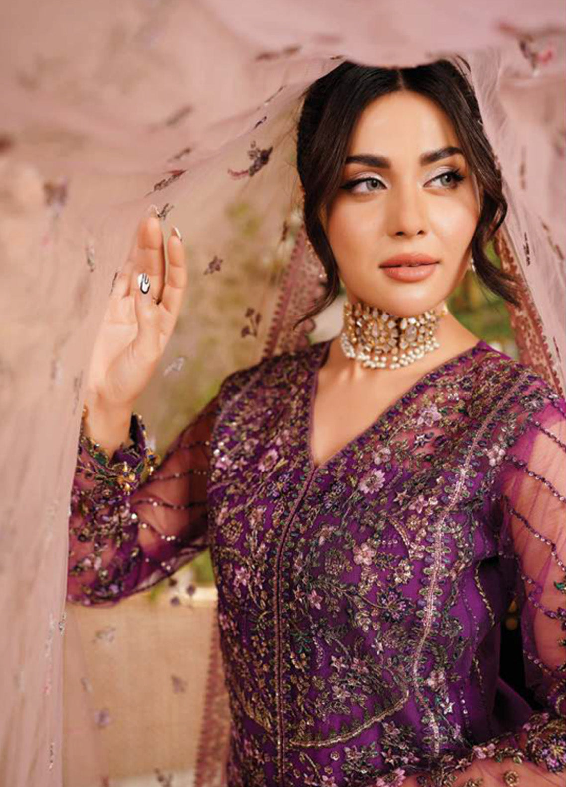 Aarzu By Maryam's Embroidered Net 3 Piece Unstitched Suit MY24A ELAYHA-A-8002 Aarzu By Maryam's Embroidered Net 3 Piece Unstitched Suit MY24A ELAYHA-A-8002