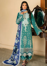 Aashiyana By Roheenaz Embroidered Lawn 3 Piece Unstitched Suit RNZ25ALL RNZ-2A ABEER