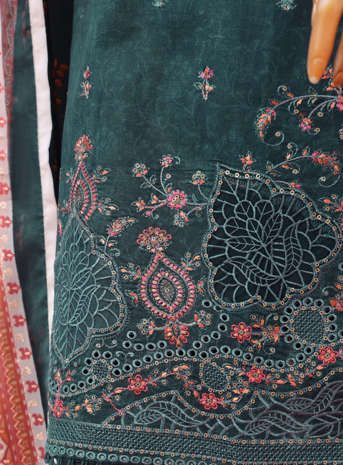 Aashkaar By HZ Textile Embroidered Lawn 3 Piece Stitched Suit - HZ24A D-405 Aashkaar By HZ Textile Embroidered Lawn 3 Piece Stitched Suit - HZ24A D-405