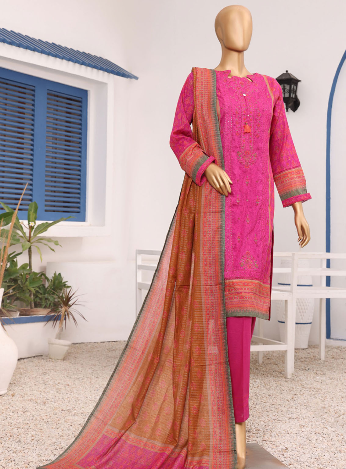 Aashkaar By HZ Textile Embroidered Lawn 3 Piece Stitched Suit HZ24AV5 AEL-403 Aashkaar By HZ Textile Embroidered Lawn 3 Piece Stitched Suit HZ24AV5 AEL-403