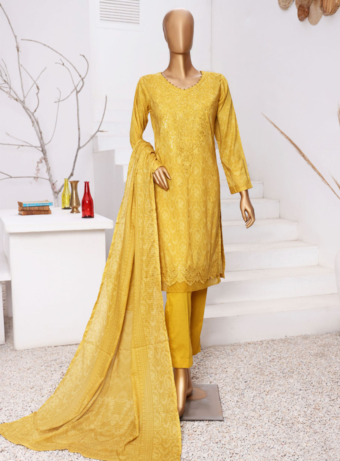 Aashkaar By HZ Textile Embroidered Lawn 3 Piece Stitched Suit HZ24AV5 AEL-404 Aashkaar By HZ Textile Embroidered Lawn 3 Piece Stitched Suit HZ24AV5 AEL-404