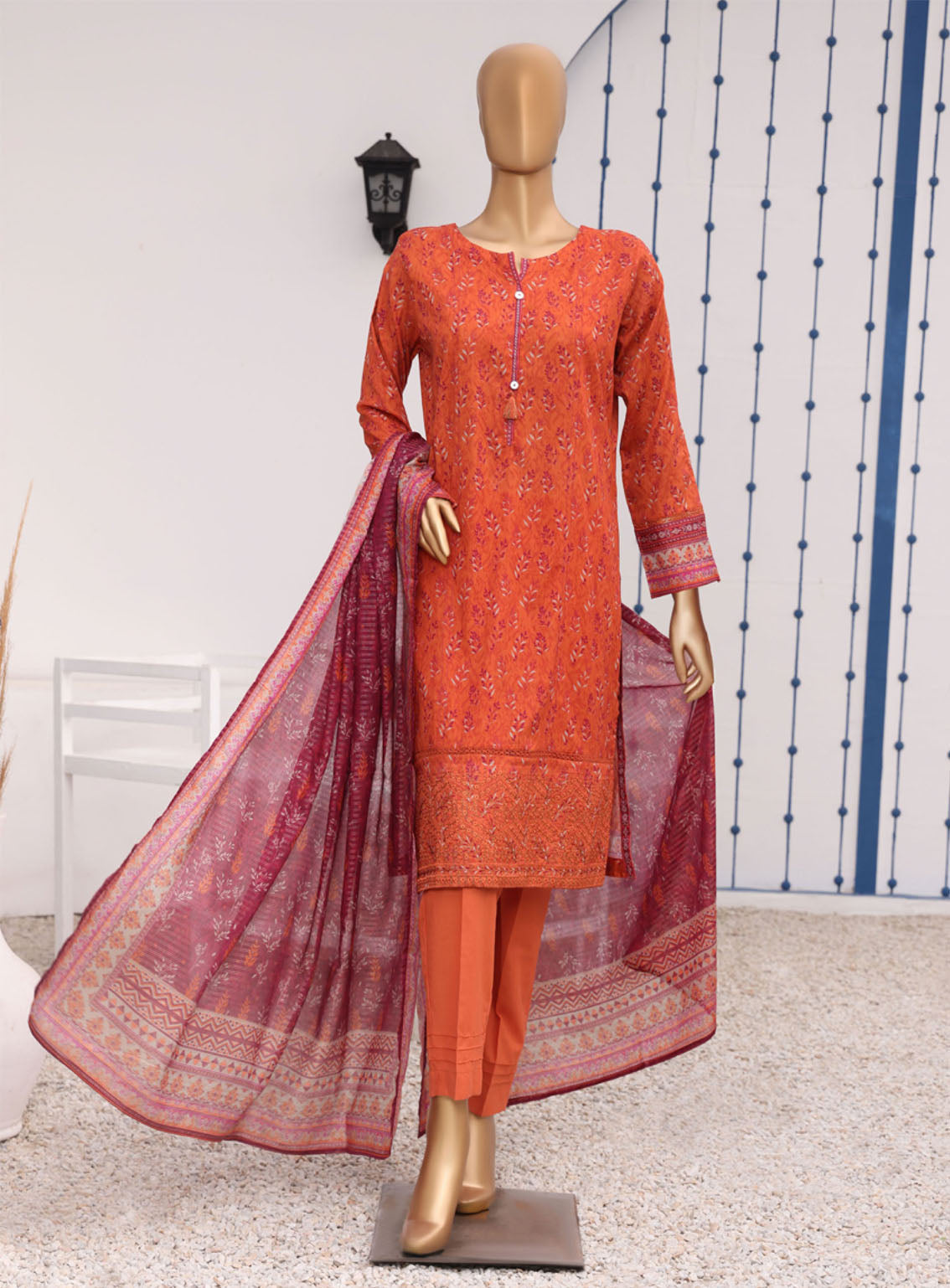 Aashkaar By HZ Textile Embroidered Lawn 3 Piece Stitched Suit HZ24AV5 AEL-405 Aashkaar By HZ Textile Embroidered Lawn 3 Piece Stitched Suit HZ24AV5 AEL-405