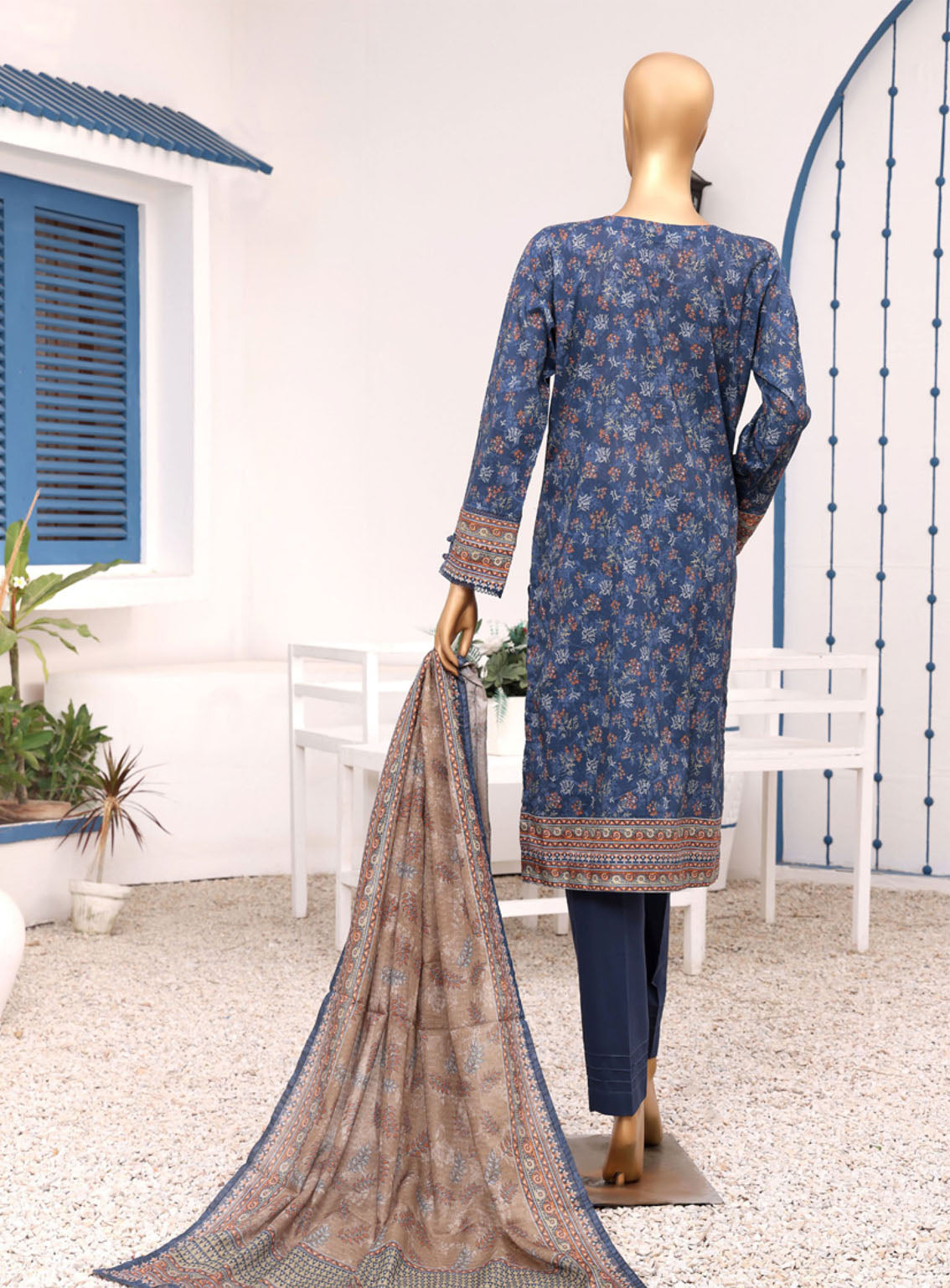 Aashkaar By HZ Textile Embroidered Lawn 3 Piece Stitched Suit HZ24AV5 AEL-407 Aashkaar By HZ Textile Embroidered Lawn 3 Piece Stitched Suit HZ24AV5 AEL-407