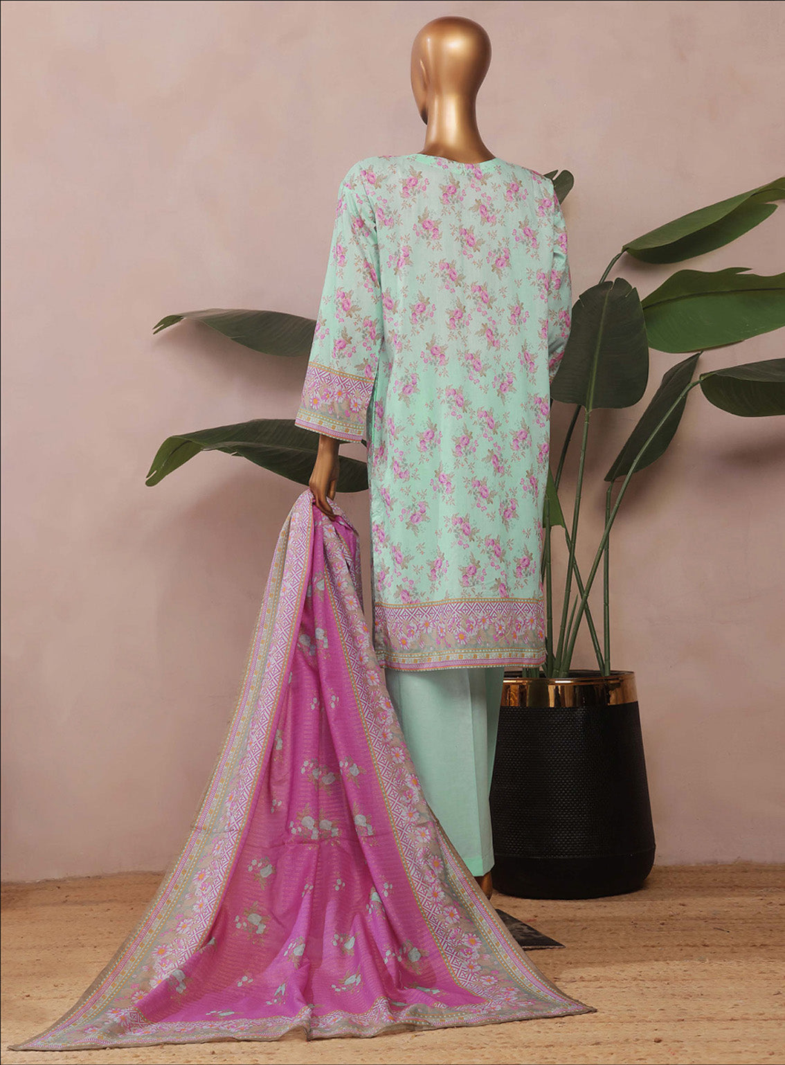 Aashkaar By HZ Textile Embroidered Lawn 3 Piece Stitched Suit HZ25AV3 PEC-104 MULTI AQUA Aashkaar By HZ Textile Embroidered Lawn 3 Piece Stitched Suit HZ25AV3 PEC-104 MULTI AQUA