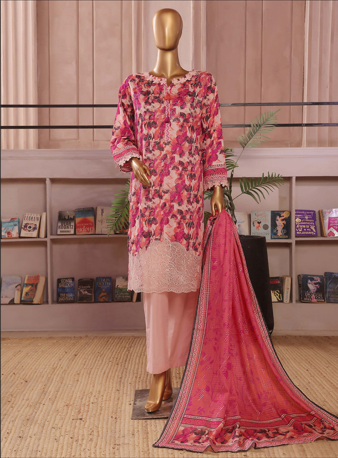Aashkaar By HZ Textile Embroidered Lawn 3 Piece Stitched Suit HZ25AV3 PEC-107 CREPE PUNCH Aashkaar By HZ Textile Embroidered Lawn 3 Piece Stitched Suit HZ25AV3 PEC-107 CREPE PUNCH