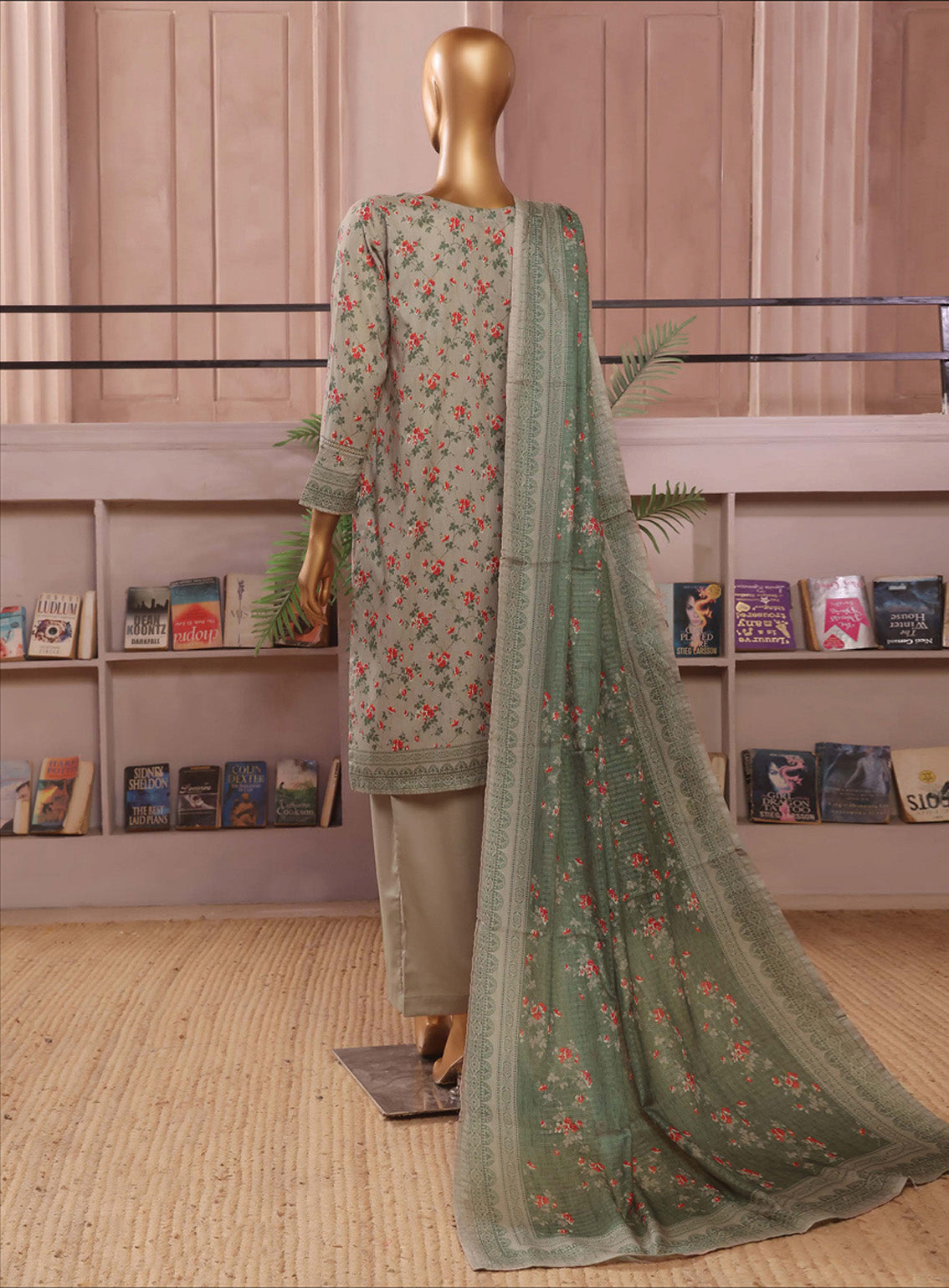 Aashkaar By HZ Textile Embroidered Lawn 3 Piece Stitched Suit HZ25AV3 PEC-109 BEIGE GREEN Aashkaar By HZ Textile Embroidered Lawn 3 Piece Stitched Suit HZ25AV3 PEC-109 BEIGE GREEN