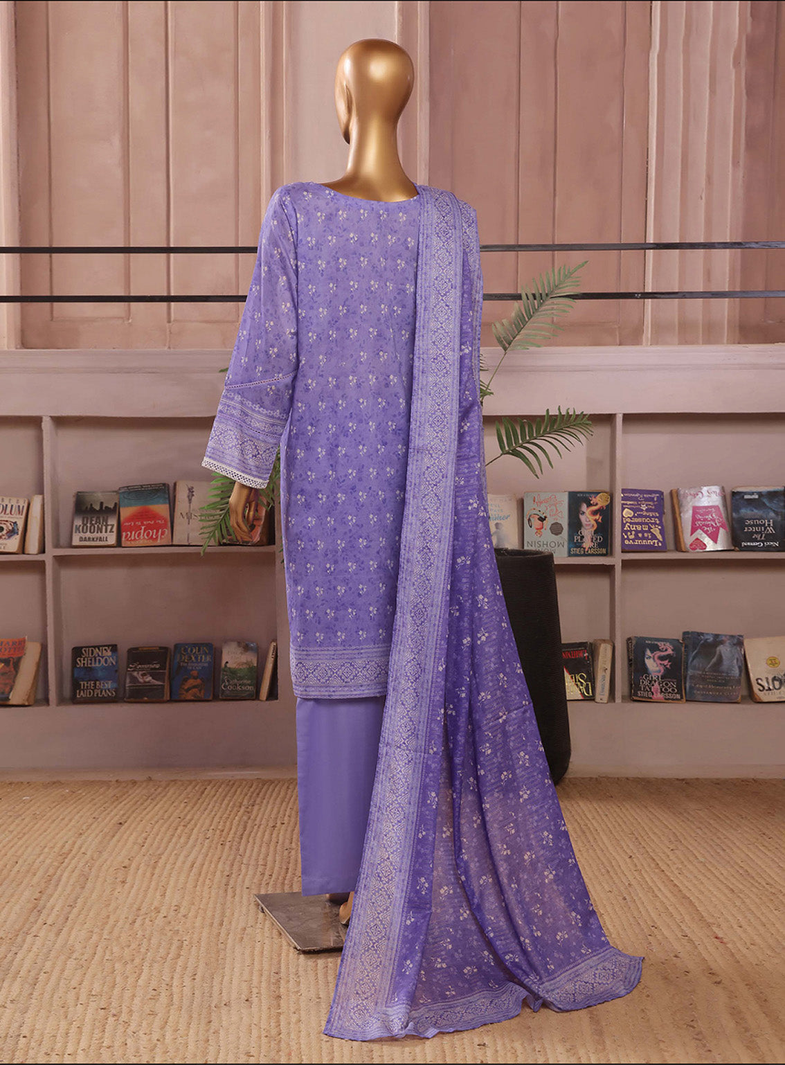 Aashkaar By HZ Textile Embroidered Lawn 3 Piece Stitched Suit HZ25AV3 PEC-110 NEON PURPLE Aashkaar By HZ Textile Embroidered Lawn 3 Piece Stitched Suit HZ25AV3 PEC-110 NEON PURPLE