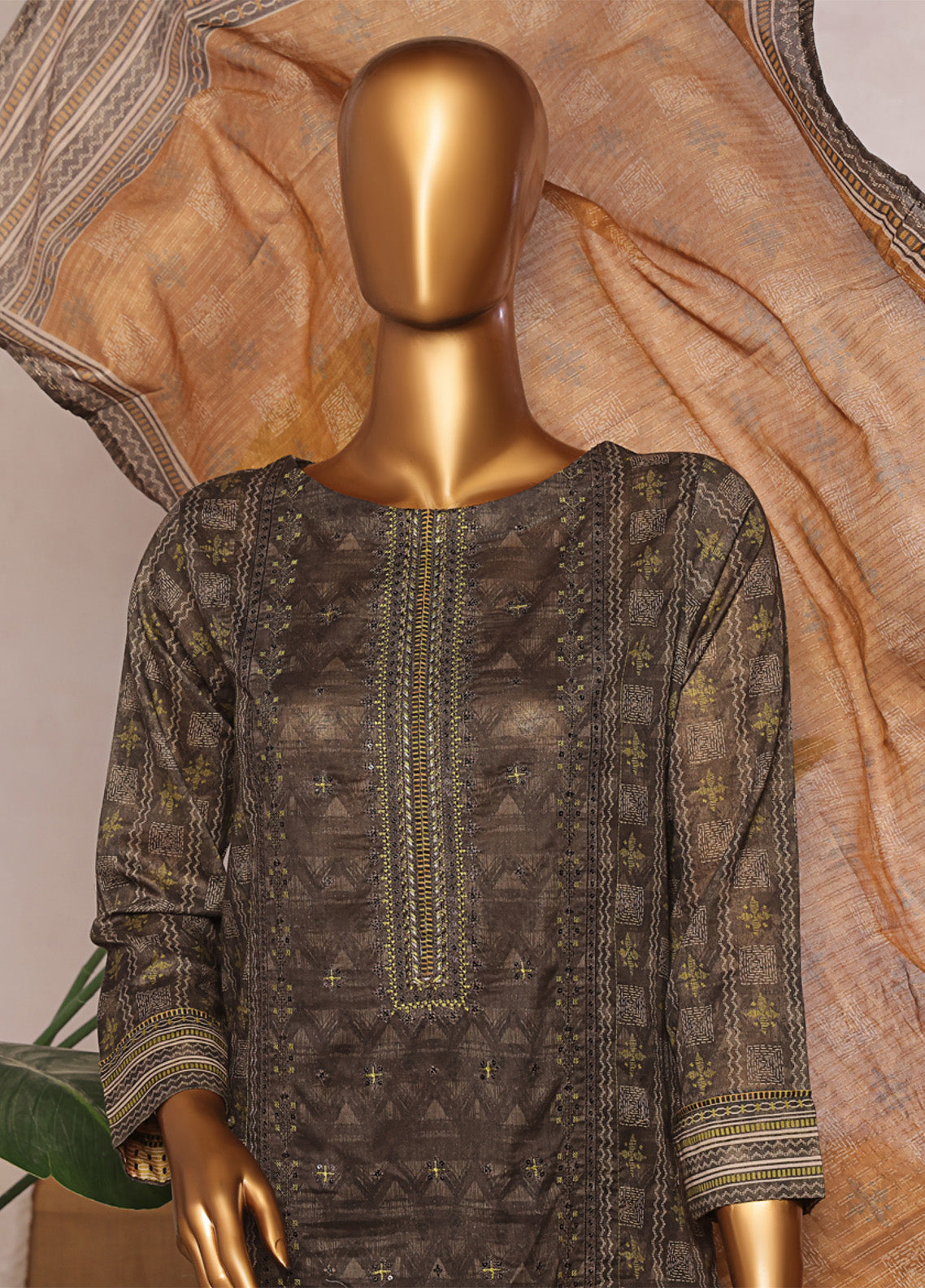 Aashkaar By HZ Textile Embroidered Lawn 3 Piece Stitched Suit HZ25AV5 EPL-009 FOREST GREEN Aashkaar By HZ Textile Embroidered Lawn 3 Piece Stitched Suit HZ25AV5 EPL-009 FOREST GREEN