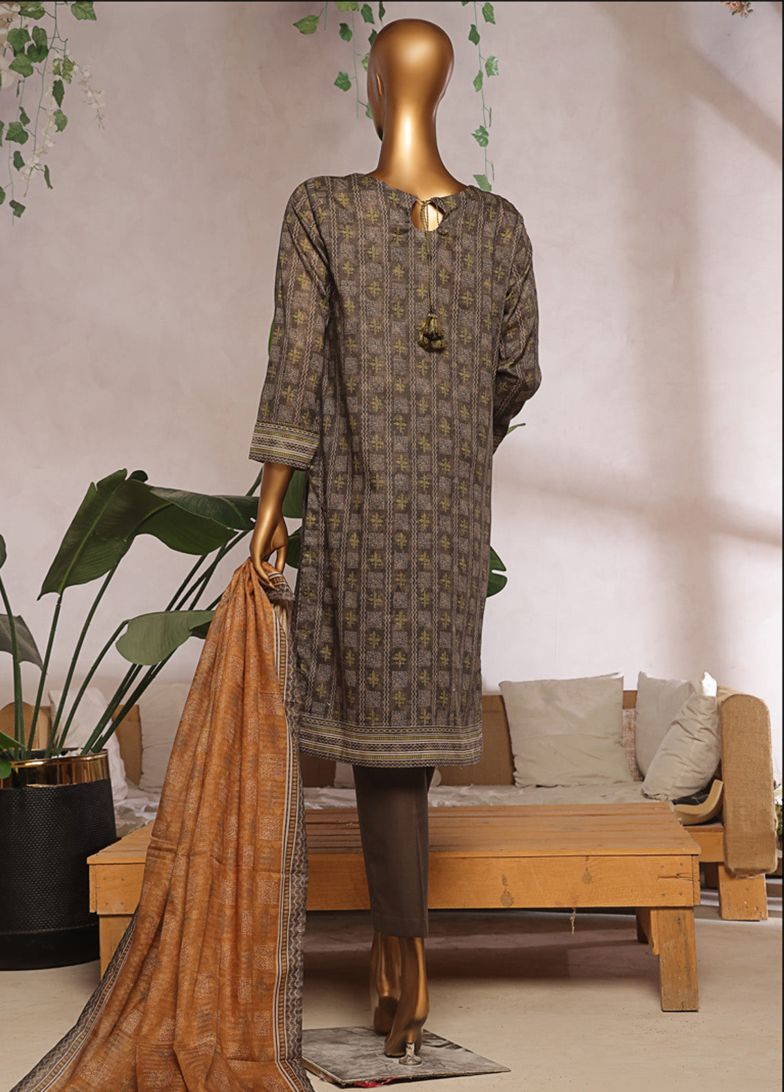 Aashkaar By HZ Textile Embroidered Lawn 3 Piece Stitched Suit HZ25AV5 EPL-009 FOREST GREEN Aashkaar By HZ Textile Embroidered Lawn 3 Piece Stitched Suit HZ25AV5 EPL-009 FOREST GREEN