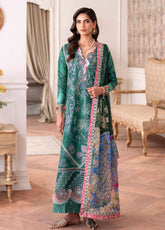 Aezel By Roheenaz Embroidered Cambric 3 Piece Unstitched Suit RNZ25AEC D-3B MAHAM