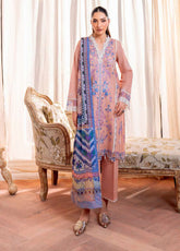 Aezel By Roheenaz Embroidered Cambric 3 Piece Unstitched Suit RNZ25AEC D-4B WAREESHA