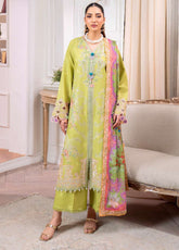 Aezel By Roheenaz Embroidered Cambric 3 Piece Unstitched Suit RNZ25AEC D-8A ARVEN