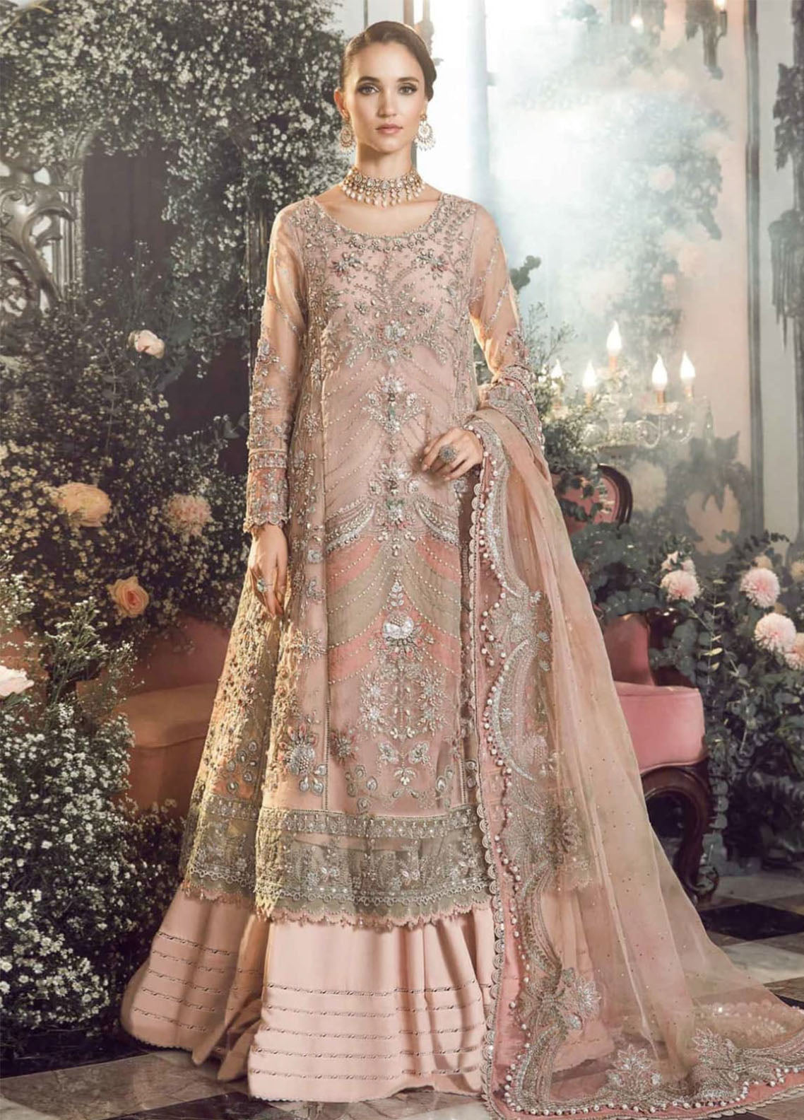 Affordable Wear By Schick Embroidered Organza Adda Takai Handwork 3 Piece Unstitched Suit SDH24AW D-01 Affordable Wear By Schick Embroidered Organza Adda Takai Handwork 3 Piece Unstitched Suit SDH24AW D-01