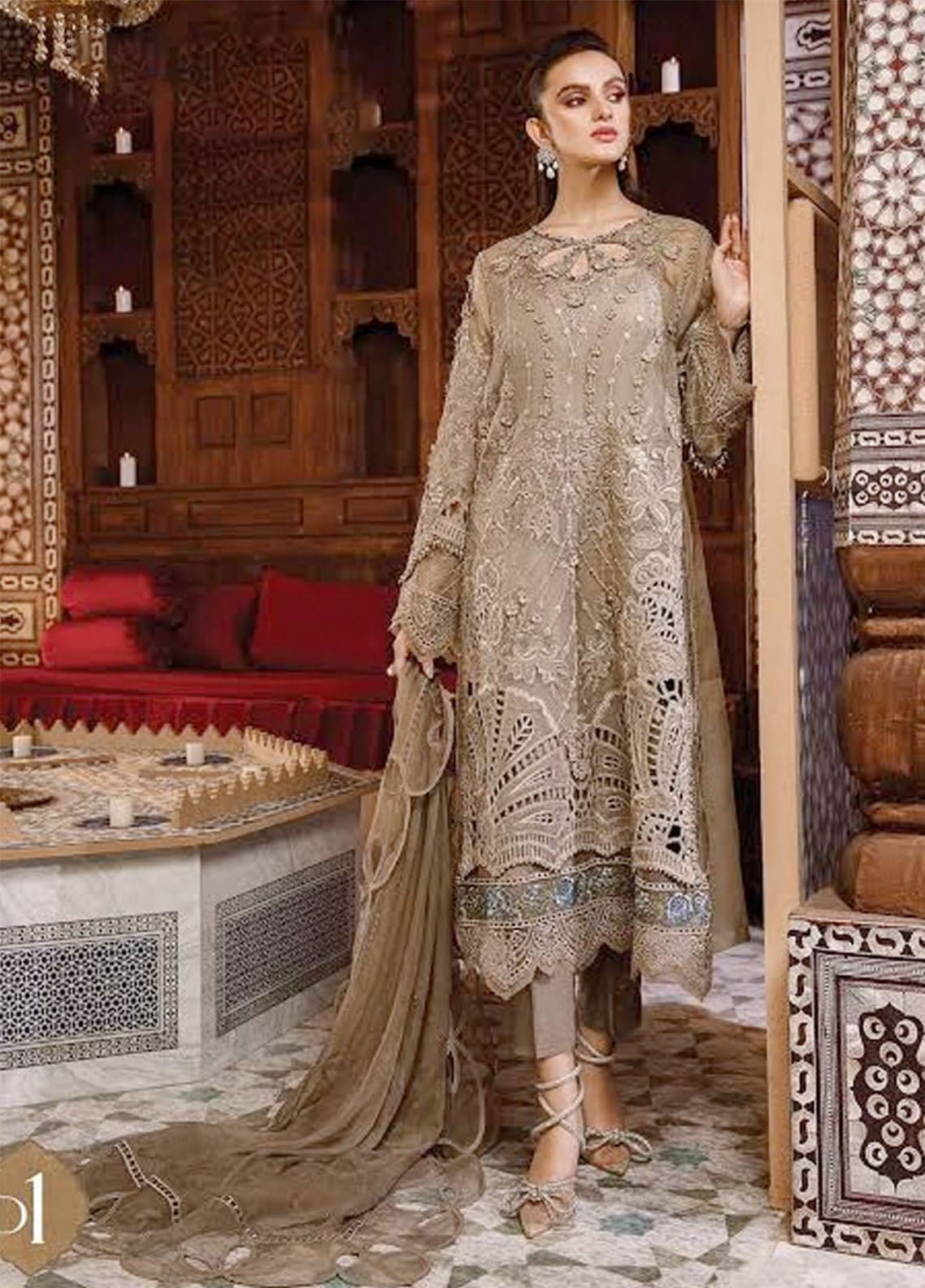 Affordable Wear By Schick Embroidered Organza Adda Takai Handwork 3 Piece Unstitched Suit SDH24AW D-03 Affordable Wear By Schick Embroidered Organza Adda Takai Handwork 3 Piece Unstitched Suit SDH24AW D-03