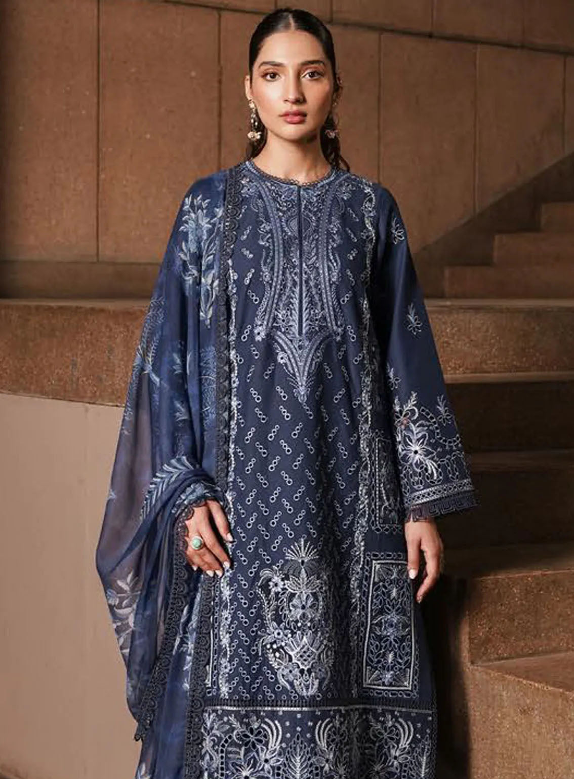 Afrozeh Festive Chikankari Lawn 3 Piece Unstitched Suit AF24CL CAPRI Afrozeh Festive Chikankari Lawn 3 Piece Unstitched Suit AF24CL CAPRI