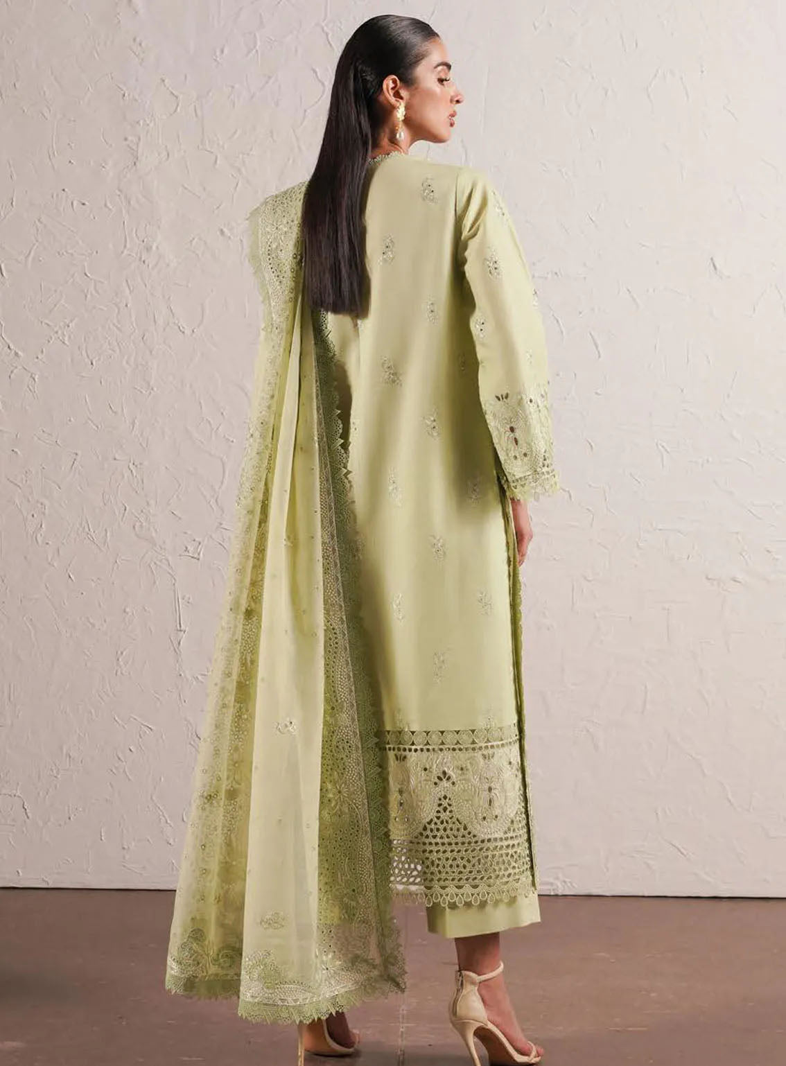 Afrozeh Festive Chikankari Lawn 3 Piece Unstitched Suit AF24CL KELLY Afrozeh Festive Chikankari Lawn 3 Piece Unstitched Suit AF24CL KELLY