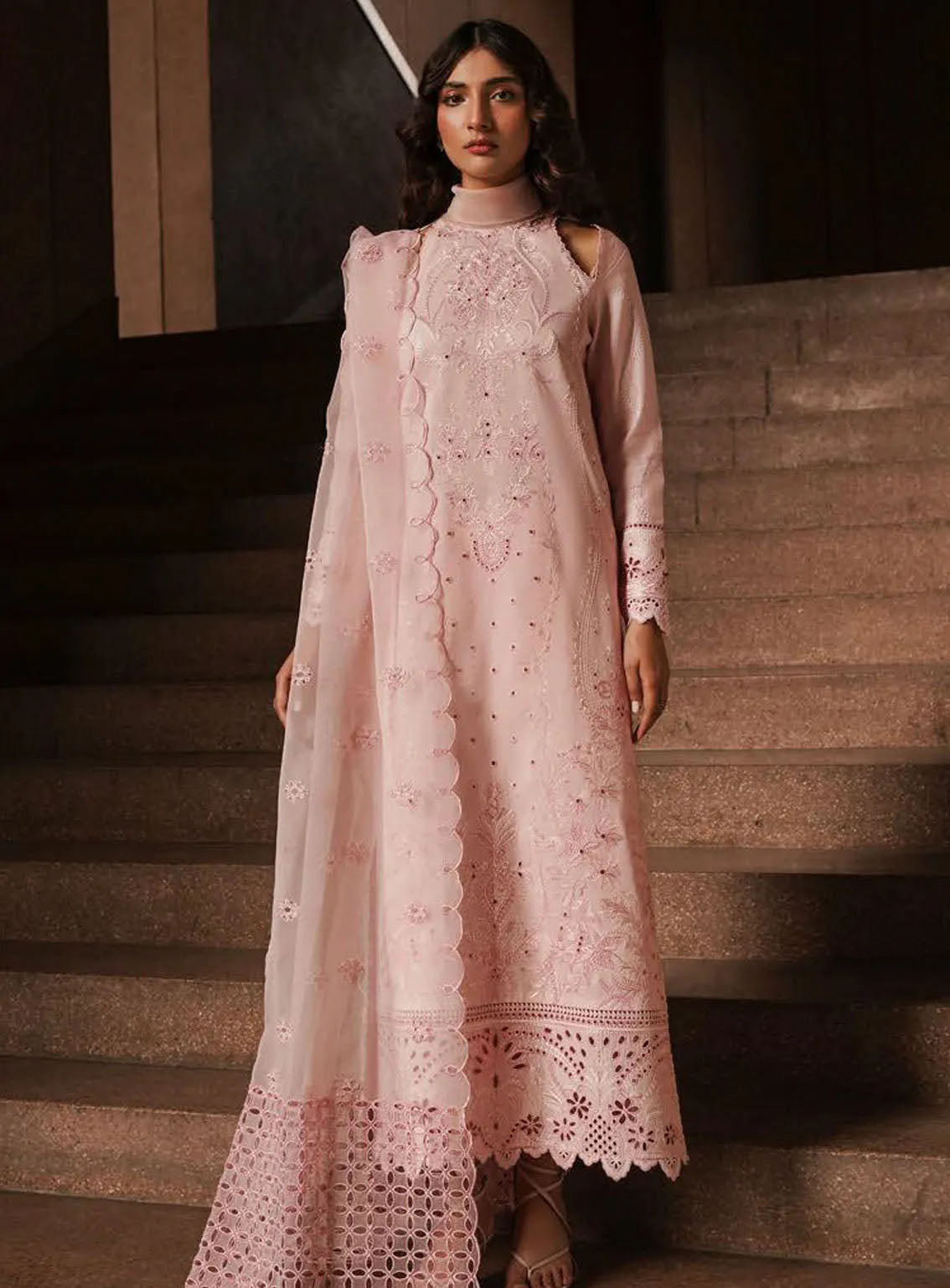 Afrozeh Festive Chikankari Lawn 3 Piece Unstitched Suit AF24CL ROSELLA Afrozeh Festive Chikankari Lawn 3 Piece Unstitched Suit AF24CL ROSELLA