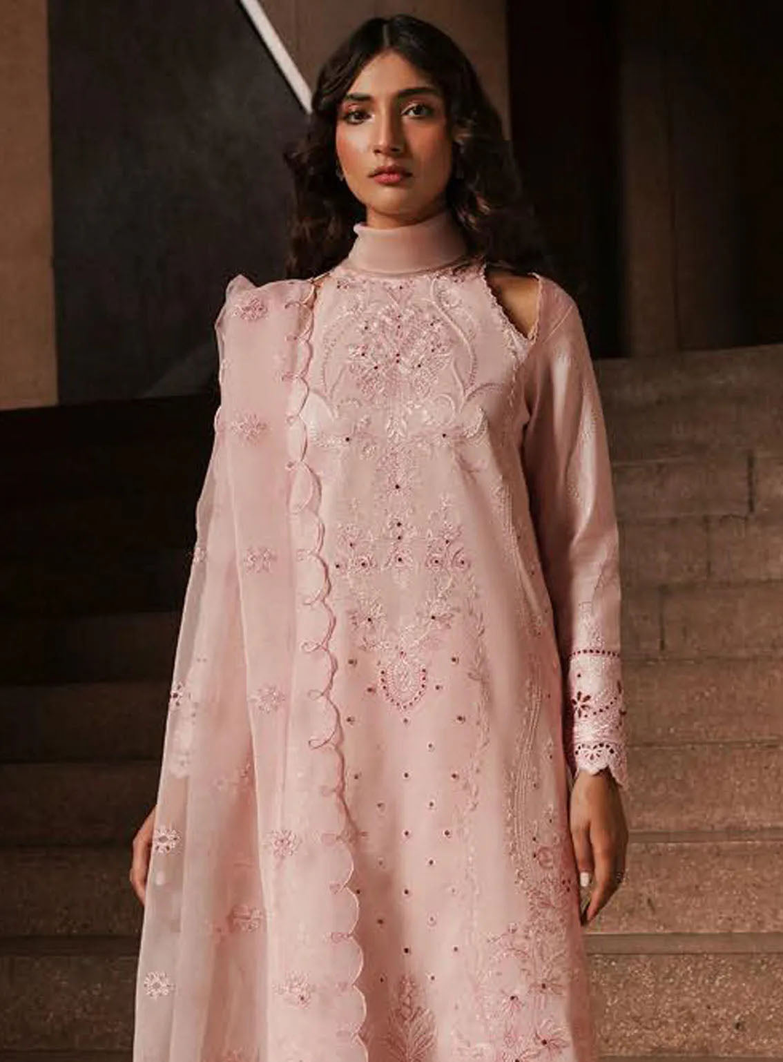 Afrozeh Festive Chikankari Lawn 3 Piece Unstitched Suit AF24CL ROSELLA Afrozeh Festive Chikankari Lawn 3 Piece Unstitched Suit AF24CL ROSELLA