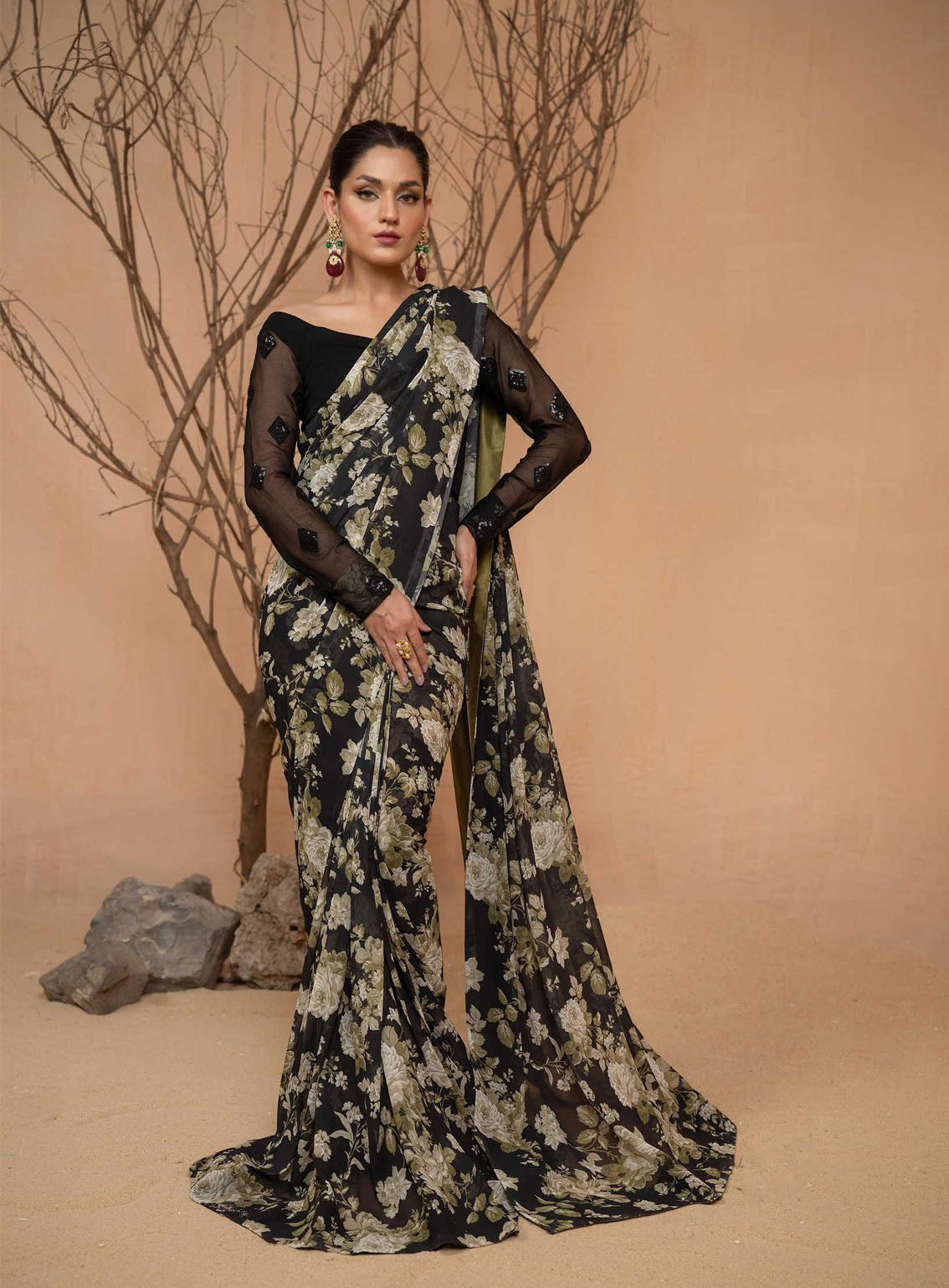 Afsana By HemStitch Embroidered Chiffon 2 Piece Stitched Suit HS24AV2 D-ACV2-01 AMELIA Afsana By HemStitch Embroidered Chiffon 2 Piece Stitched Suit HS24AV2 D-ACV2-01 AMELIA