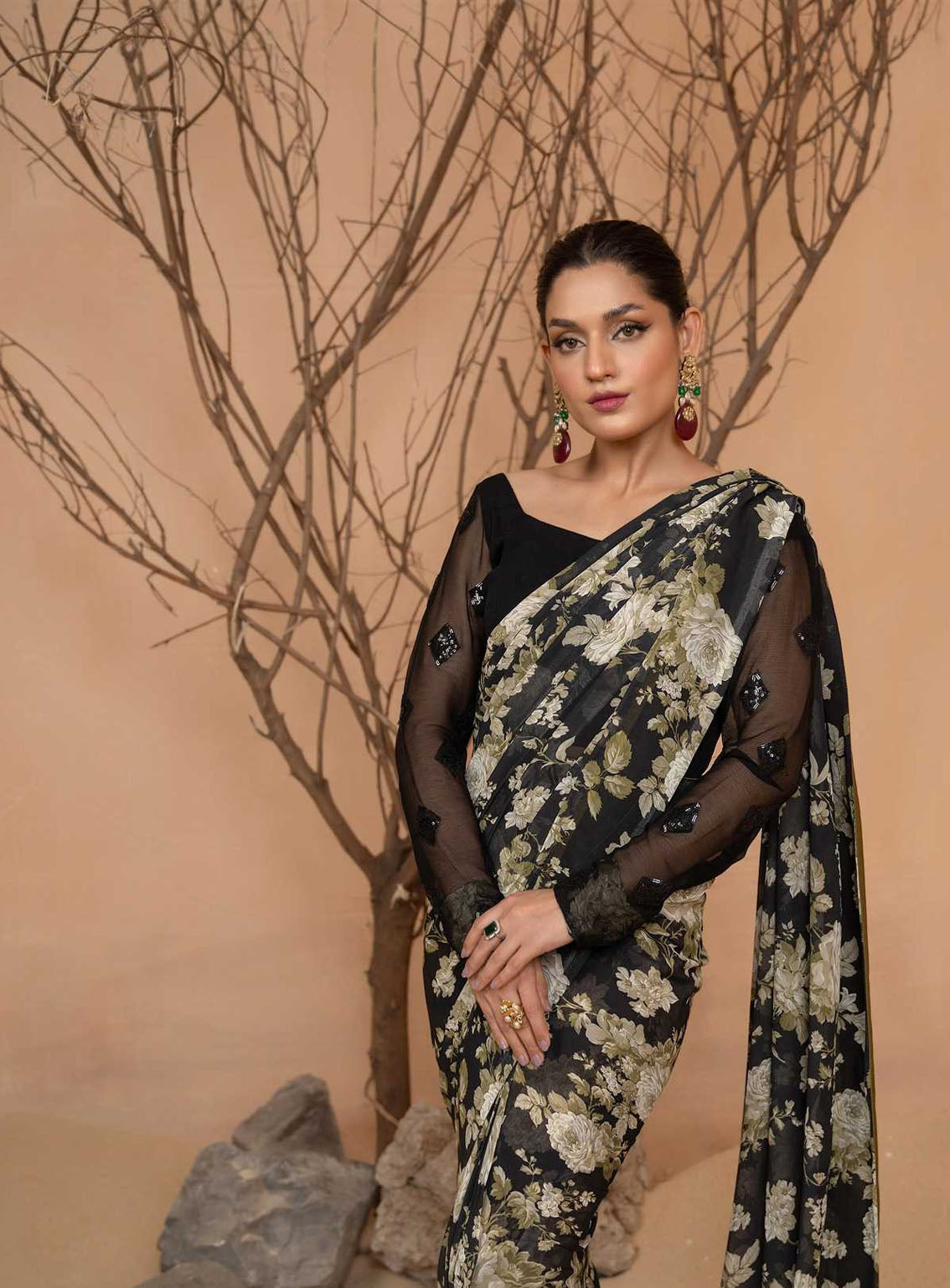 Afsana By HemStitch Embroidered Chiffon 2 Piece Stitched Suit HS24AV2 D-ACV2-01 AMELIA Afsana By HemStitch Embroidered Chiffon 2 Piece Stitched Suit HS24AV2 D-ACV2-01 AMELIA