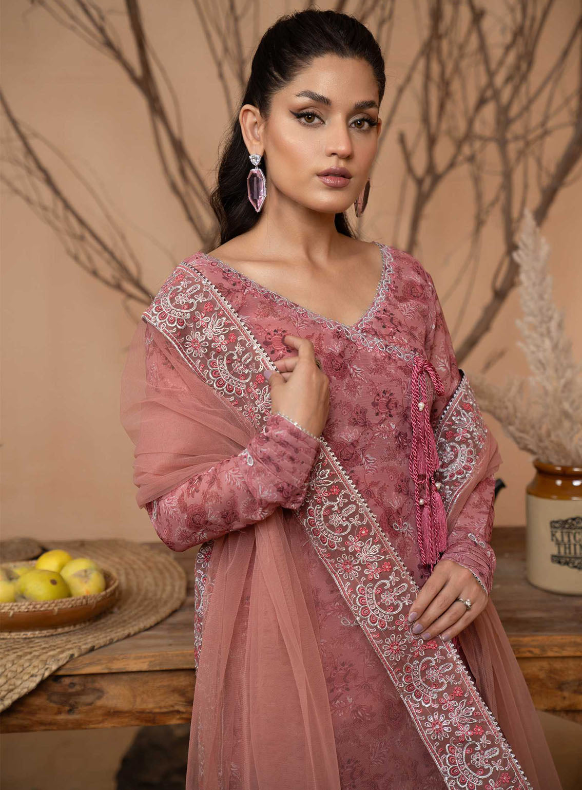 Afsana By HemStitch Embroidered Chiffon 3 Piece Stitched Suit HS24AV2 D-ACV2-03 EYANA Afsana By HemStitch Embroidered Chiffon 3 Piece Stitched Suit HS24AV2 D-ACV2-03 EYANA