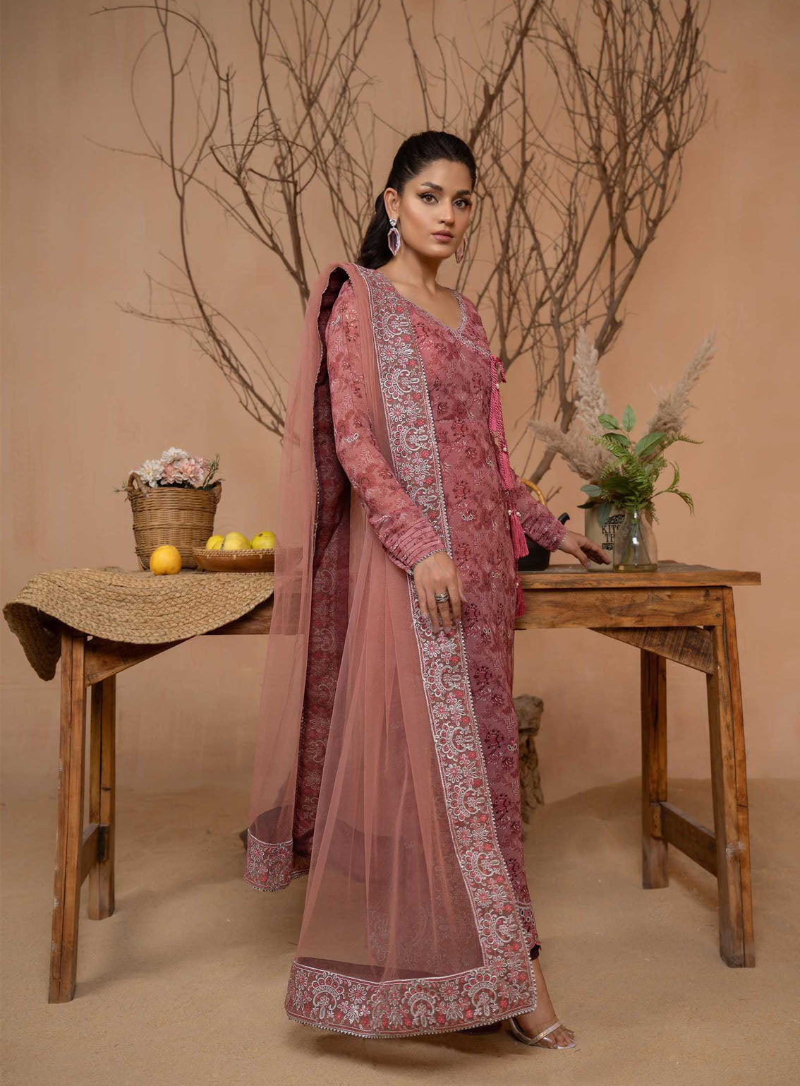 Afsana By HemStitch Embroidered Chiffon 3 Piece Stitched Suit HS24AV2 D-ACV2-03 EYANA Afsana By HemStitch Embroidered Chiffon 3 Piece Stitched Suit HS24AV2 D-ACV2-03 EYANA