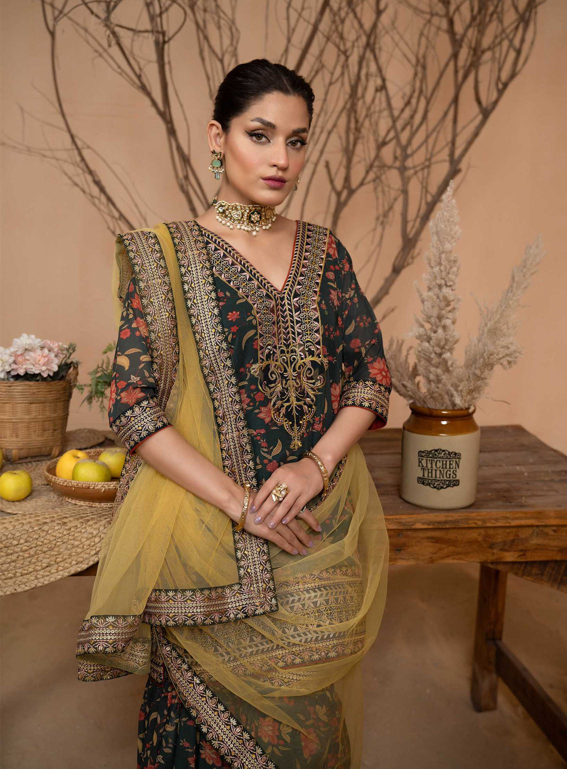 Afsana By HemStitch Embroidered Chiffon 3 Piece Stitched Suit HS24AV2 D-ACV2-04 ILENA Afsana By HemStitch Embroidered Chiffon 3 Piece Stitched Suit HS24AV2 D-ACV2-04 ILENA