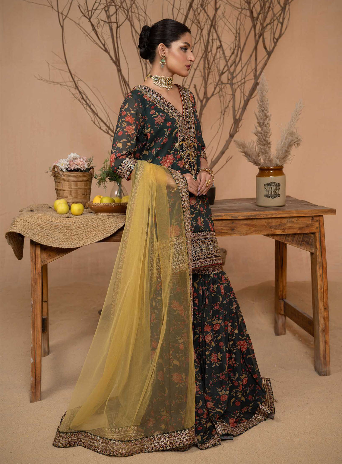 Afsana By HemStitch Embroidered Chiffon 3 Piece Stitched Suit HS24AV2 D-ACV2-04 ILENA Afsana By HemStitch Embroidered Chiffon 3 Piece Stitched Suit HS24AV2 D-ACV2-04 ILENA