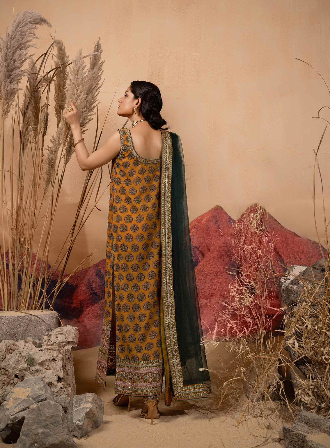 Afsana By HemStitch Embroidered Chiffon 3 Piece Stitched Suit HS24AV2 D-ACV2-08 SOFIANA Afsana By HemStitch Embroidered Chiffon 3 Piece Stitched Suit HS24AV2 D-ACV2-08 SOFIANA