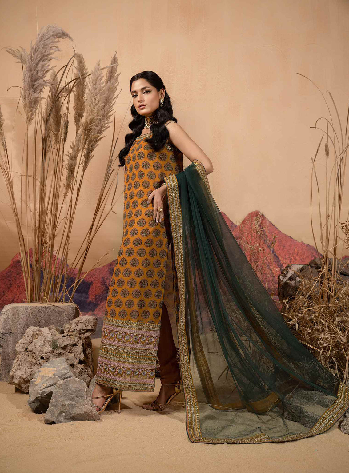 Afsana By HemStitch Embroidered Chiffon 3 Piece Stitched Suit HS24AV2 D-ACV2-08 SOFIANA Afsana By HemStitch Embroidered Chiffon 3 Piece Stitched Suit HS24AV2 D-ACV2-08 SOFIANA