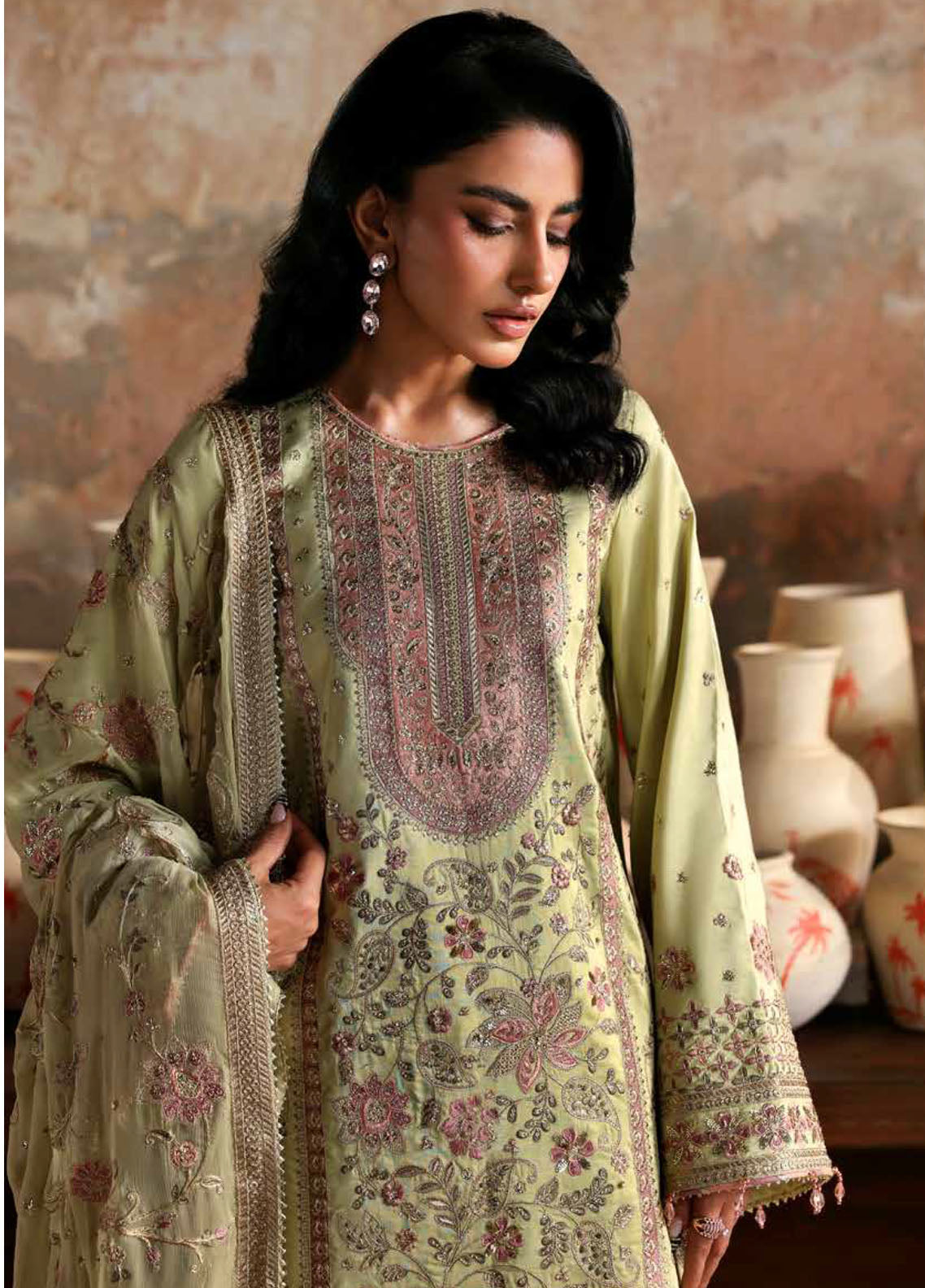 Afsana-E-Silk By Emaan Adeel Embroidered Raw Silk 3 Piece Unstitched Suit EA25AS D-ZAIB Afsana-E-Silk By Emaan Adeel Embroidered Raw Silk 3 Piece Unstitched Suit EA25AS D-ZAIB