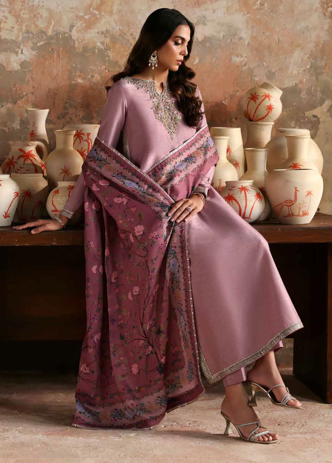 Afsana-E-Silk By Emaan Adeel Embroidered Raw Silk 3 Piece Unstitched Suit EA25AS D-ZAREEN Afsana-E-Silk By Emaan Adeel Embroidered Raw Silk 3 Piece Unstitched Suit EA25AS D-ZAREEN