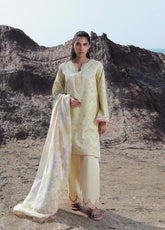 Afsanah By Seran Embroidered Lawn 3 Piece Unstitched Suit SRN25AC1 D-09 SAHAR