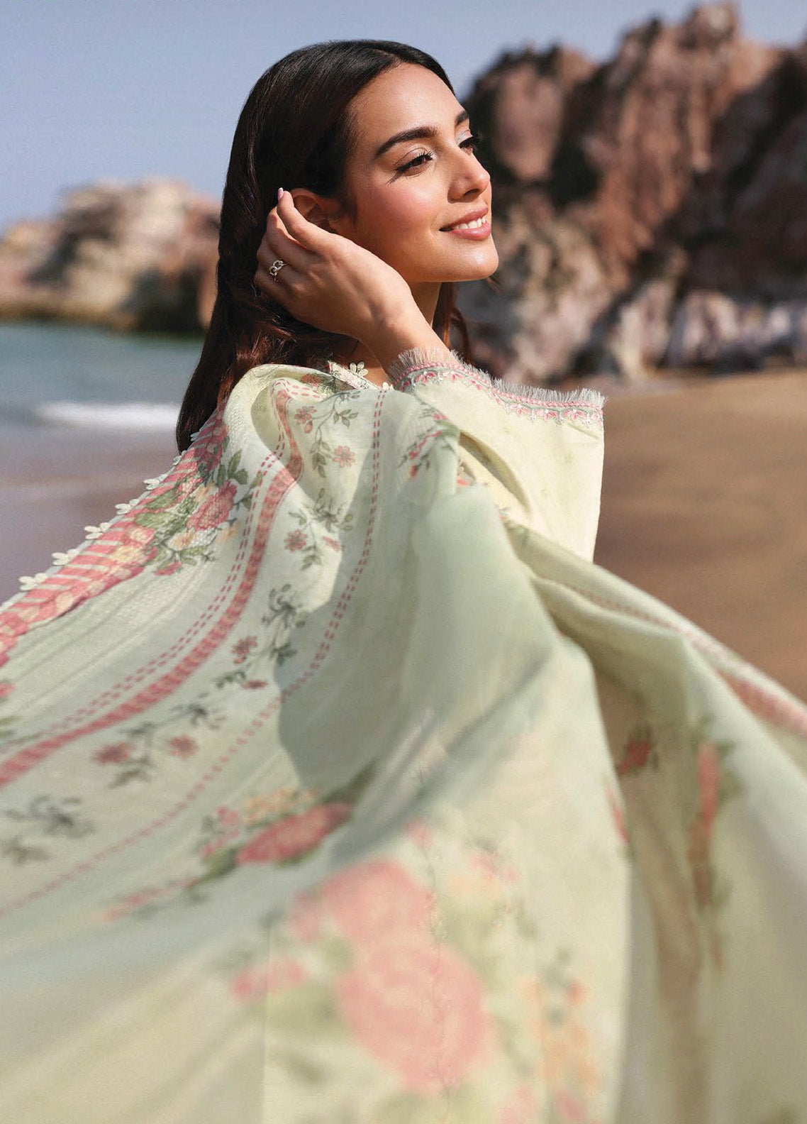 Afsanah By Seran Embroidered Lawn 3 Piece Unstitched Suit SRN25AC1 D-13 FARIHA Afsanah By Seran Embroidered Lawn 3 Piece Unstitched Suit SRN25AC1 D-13 FARIHA