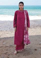 Afsanah By Seran Embroidered Lawn 3 Piece Unstitched Suit SRN25AC1 D-15 ZURI