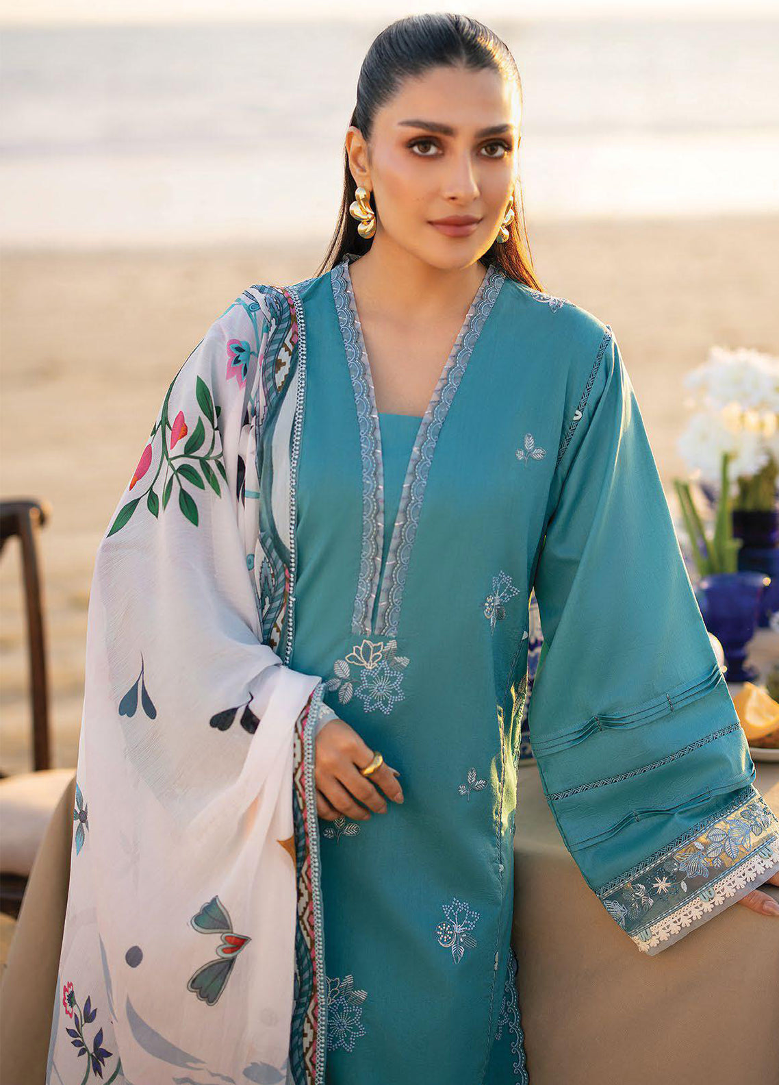 Afsanah By Seran Embroidered Lawn 3 Piece Unstitched Suit SRN26AV1 D-02 MEIRA Afsanah By Seran Embroidered Lawn 3 Piece Unstitched Suit SRN26AV1 D-02 MEIRA