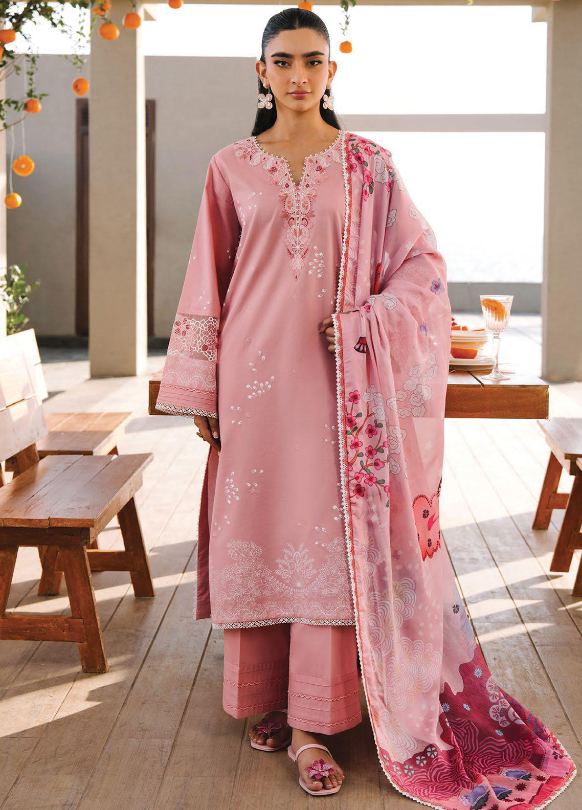 Afsanah By Seran Embroidered Lawn 3 Piece Unstitched Suit SRN26AV1 D-07 ZIVA Afsanah By Seran Embroidered Lawn 3 Piece Unstitched Suit SRN26AV1 D-07 ZIVA