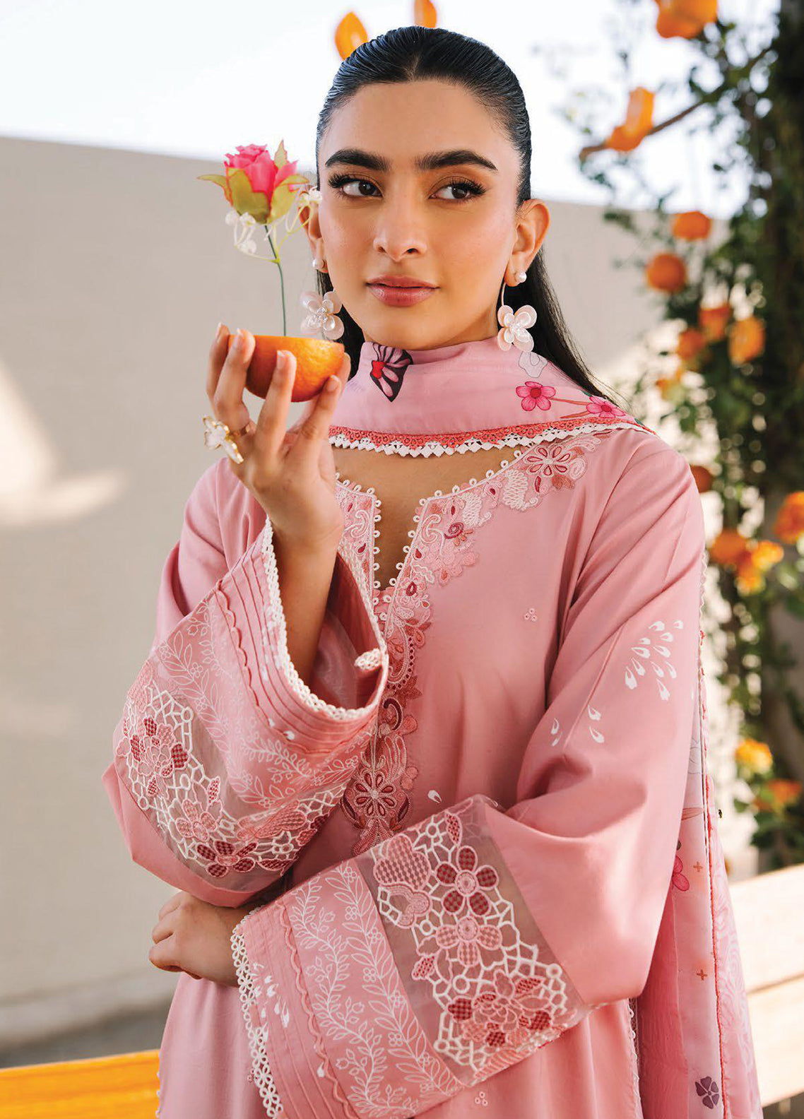 Afsanah By Seran Embroidered Lawn 3 Piece Unstitched Suit SRN26AV1 D-07 ZIVA Afsanah By Seran Embroidered Lawn 3 Piece Unstitched Suit SRN26AV1 D-07 ZIVA