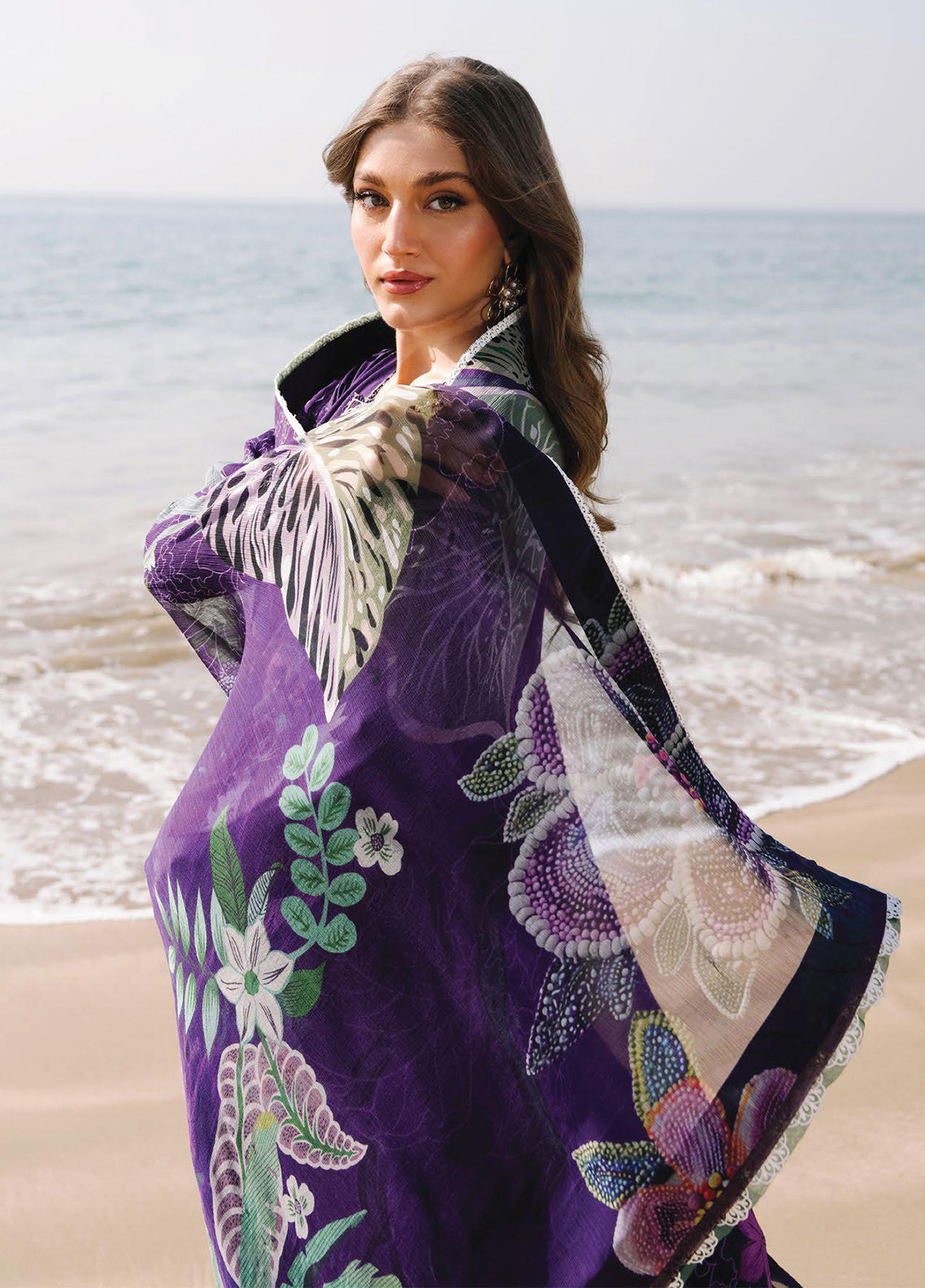 Afsanah By Seran Embroidered Lawn 3 Piece Unstitched Suit SRN26AV1 D-08 ELIN Afsanah By Seran Embroidered Lawn 3 Piece Unstitched Suit SRN26AV1 D-08 ELIN