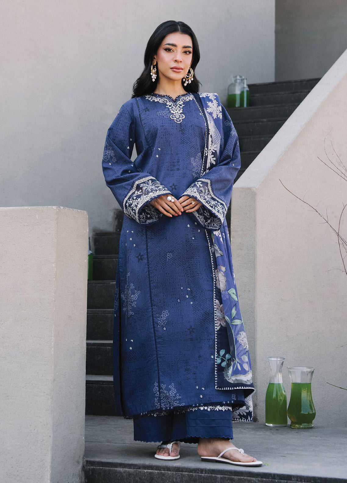 Afsanah By Seran Embroidered Lawn 3 Piece Unstitched Suit SRN26AV1 D-12 SIA Afsanah By Seran Embroidered Lawn 3 Piece Unstitched Suit SRN26AV1 D-12 SIA