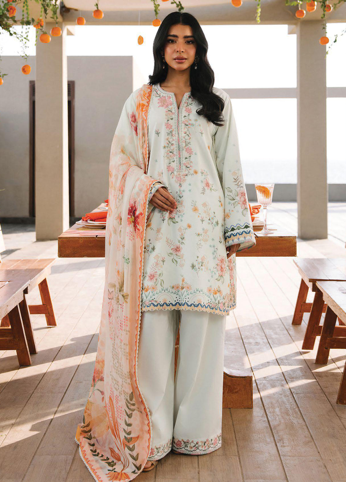 Afsanah By Seran Embroidered Lawn 3 Piece Unstitched Suit SRN26AV1 D-13 IRA Afsanah By Seran Embroidered Lawn 3 Piece Unstitched Suit SRN26AV1 D-13 IRA