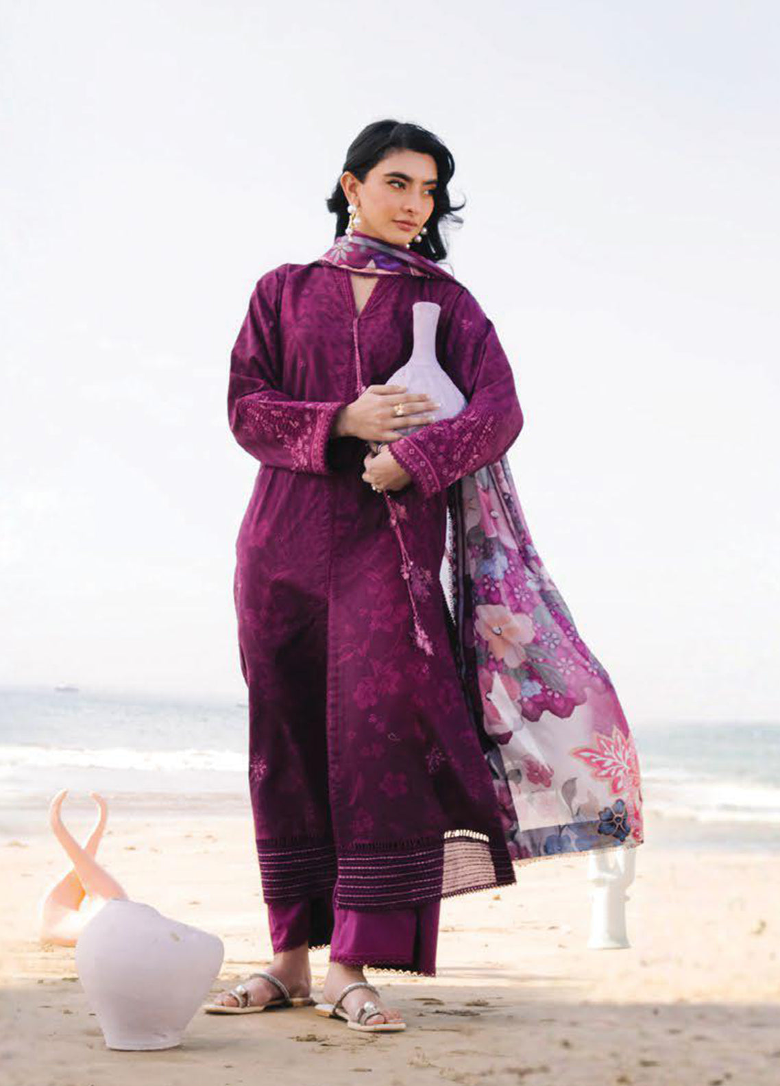 Afsanah By Seran Embroidered Lawn 3 Piece Unstitched Suit SRN26AV1 D-15 RIYA Afsanah By Seran Embroidered Lawn 3 Piece Unstitched Suit SRN26AV1 D-15 RIYA