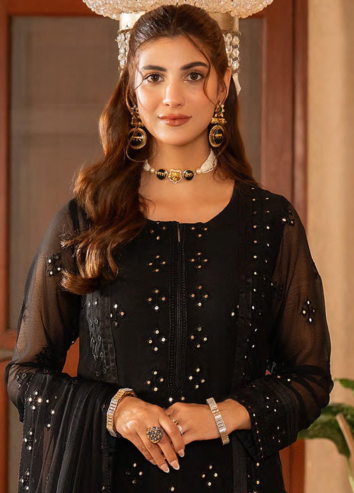 Afsanay By Shahzeb Textiles X Shireen Lakdawala Luxury Chiffon 3 Piece Unstitched Suit ST24A AYZAL Afsanay By Shahzeb Textiles X Shireen Lakdawala Luxury Chiffon 3 Piece Unstitched Suit ST24A AYZAL