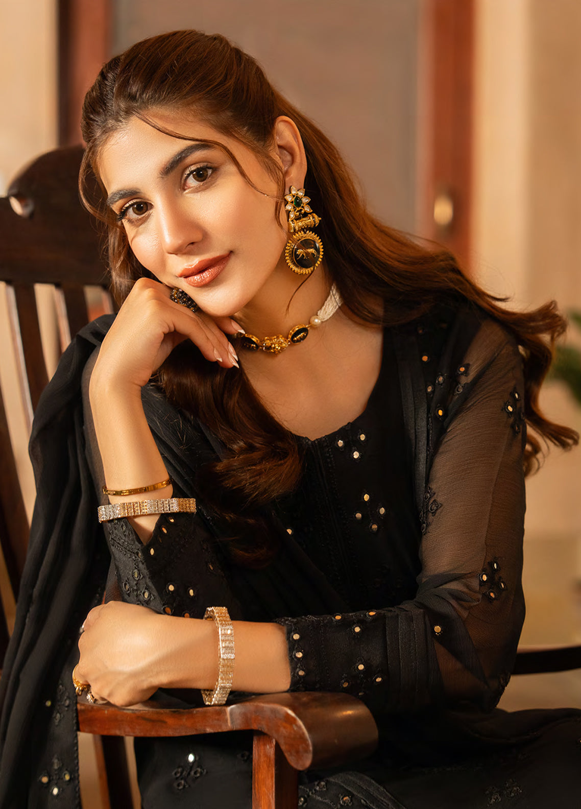 Afsanay By Shahzeb Textiles X Shireen Lakdawala Luxury Chiffon 3 Piece Unstitched Suit ST24A AYZAL Afsanay By Shahzeb Textiles X Shireen Lakdawala Luxury Chiffon 3 Piece Unstitched Suit ST24A AYZAL
