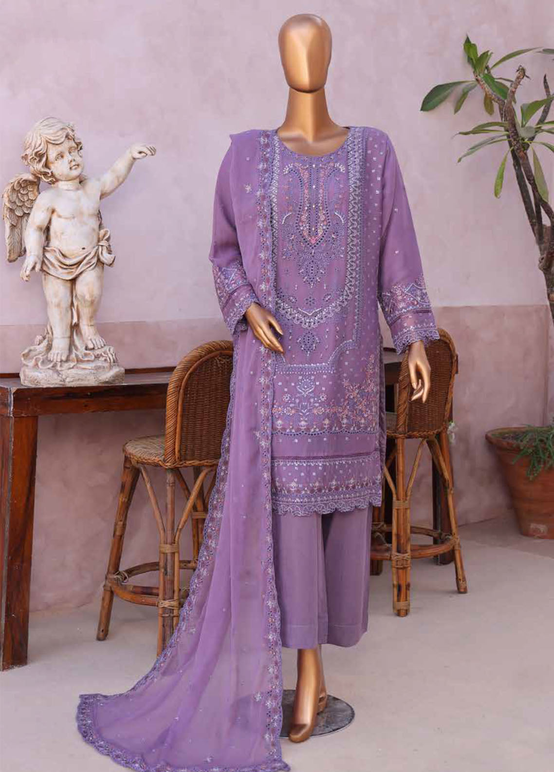 Afsaneh By Schick Luxury Embroidered Chiffon 3 Piece Stitched Suit SDH25ALC D-FEC-01 Afsaneh By Schick Luxury Embroidered Chiffon 3 Piece Stitched Suit SDH25ALC D-FEC-01