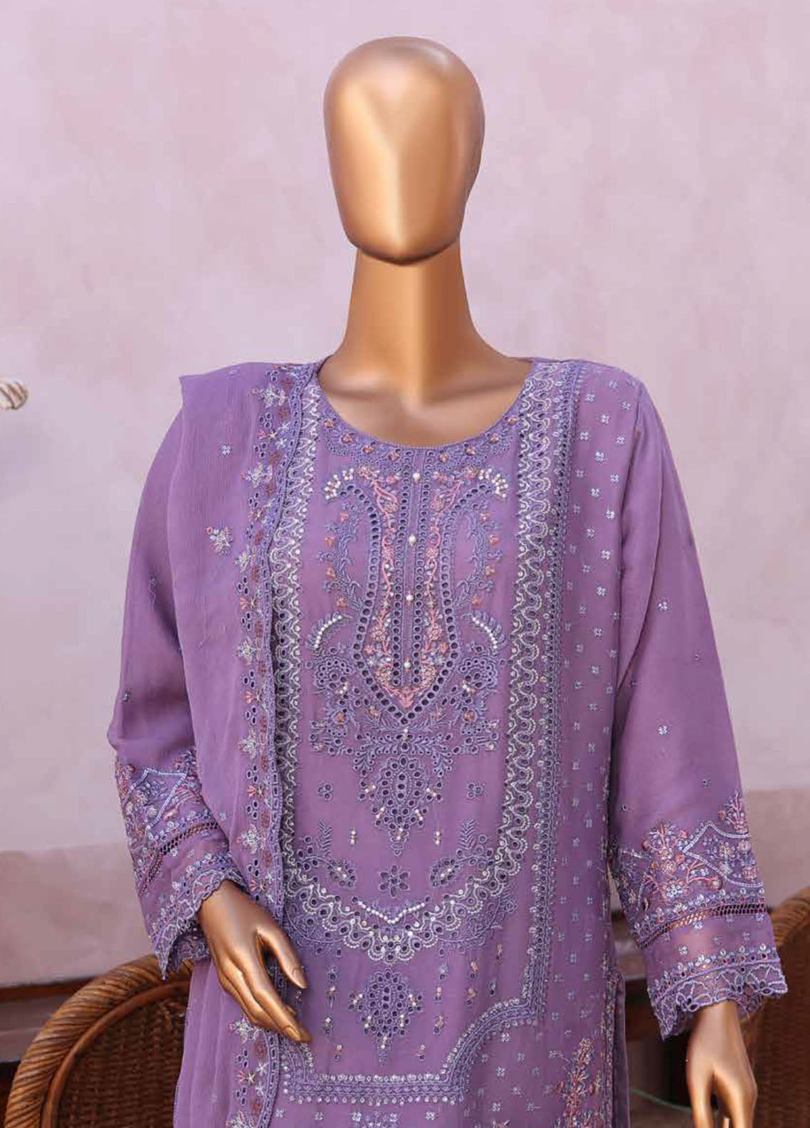 Afsaneh By Schick Luxury Embroidered Chiffon 3 Piece Stitched Suit SDH25ALC D-FEC-01 Afsaneh By Schick Luxury Embroidered Chiffon 3 Piece Stitched Suit SDH25ALC D-FEC-01