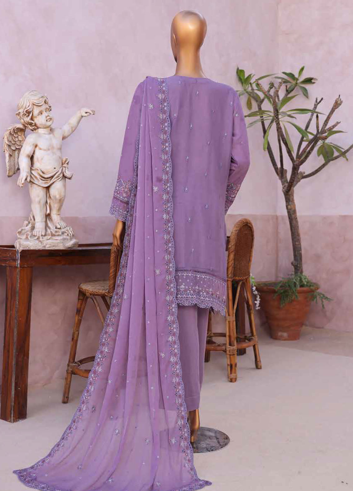 Afsaneh By Schick Luxury Embroidered Chiffon 3 Piece Stitched Suit SDH25ALC D-FEC-01 Afsaneh By Schick Luxury Embroidered Chiffon 3 Piece Stitched Suit SDH25ALC D-FEC-01