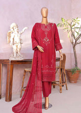 Afsaneh By Schick Luxury Embroidered Chiffon 3 Piece Stitched Suit SDH25ALC D-FEC-02